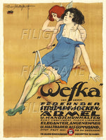 DIVERS WEFKA Rsea-POSTER/REPRODUCTION d1 AFFICHE VINTAGE