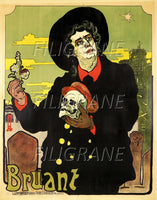 SPECTACLE BRUANT Reeb-POSTER/REPRODUCTION d1 AFFICHE VINTAGE