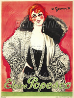 SPECTACLE Elvire POPESCO Rmdd-POSTER/REPRODUCTION d1 AFFICHE VINTAGE