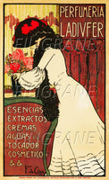 PUB LADIVFER PERFUMERIA Rhzb-POSTER/REPRODUCTION d1 AFFICHE VINTAGE