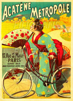 ACATèNE MéTROPOLE VéLO Rpbn-POSTER/REPRODUCTION d1 AFFICHE VINTAGE