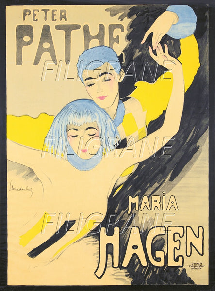 DIVERS Peter PATHE Maria HAGEN Rowa-POSTER/REPRODUCTION d1 AFFICHE VINTAGE