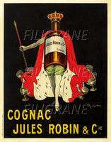 PUB JULES ROBIN COGNAC Rikc-POSTER/REPRODUCTION d1 AFFICHE VINTAGE