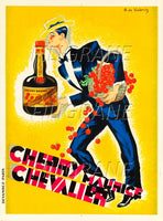 PUB CHERRY Maurice CHEVALIER Rncu-POSTER/REPRODUCTION d1 AFFICHE VINTAGE