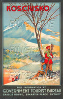 DIVERS KOSCIUSKO  Rvah-POSTER/REPRODUCTION d1 AFFICHE VINTAGE