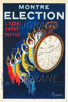 PUB ELECTION MONTRE Rjxl-POSTER/REPRODUCTION d1 AFFICHE VINTAGE