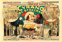 SPECTACLE CYRANO de BERGERAC THEATRE Rizo-POSTER/REPRODUCTION d1 AFFICHE VINTAGE