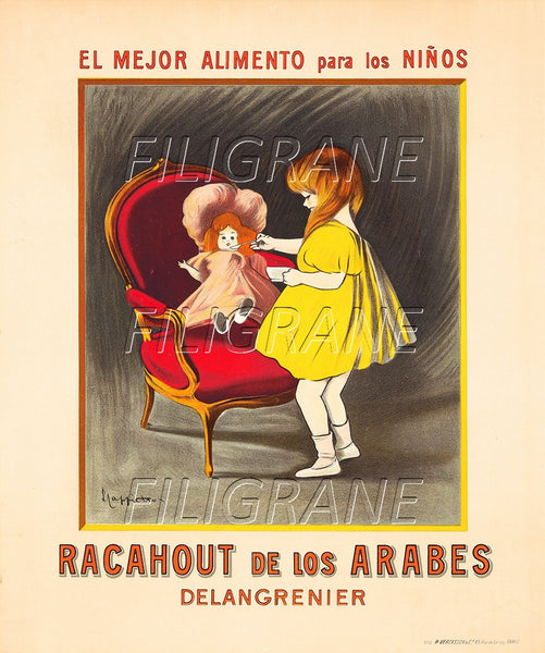 PUB RACAHOUT de los ARABES  Rabj-POSTER/REPRODUCTION d1 AFFICHE VINTAGE