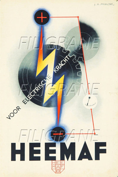 DIVERS HEEMAF  Rimh-POSTER/REPRODUCTION d1 AFFICHE VINTAGE