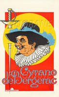 SPECTACLE CYRANO de BERGERAC  Rklm-POSTER/REPRODUCTION d1 AFFICHE VINTAGE