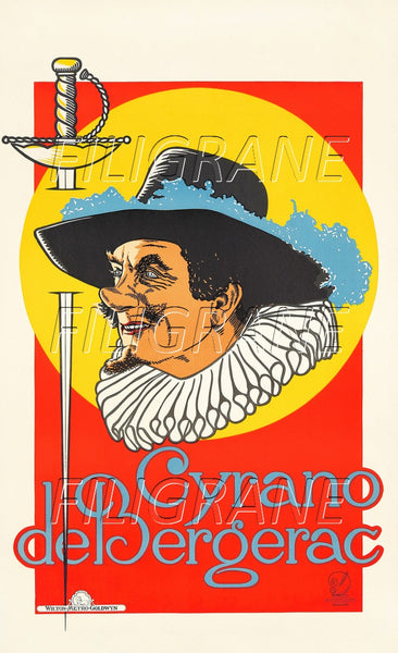 SPECTACLE CYRANO de BERGERAC  Rklm-POSTER/REPRODUCTION d1 AFFICHE VINTAGE