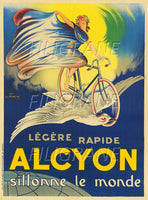 ALCYON VéLO/CYCLES Rekd-POSTER/REPRODUCTION d1 AFFICHE VINTAGE