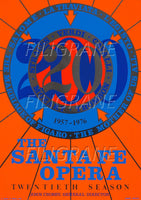 THE SANTA FE OPERA  Rlvr-POSTER/REPRODUCTION d1 AFFICHE VINTAGE