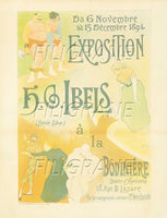 H.G IBELS EXPO 1894 Rlpp-POSTER/REPRODUCTION d1 AFFICHE VINTAGE