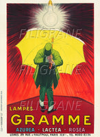 PUB GRAMME LAMPES Rchq-POSTER/REPRODUCTION d1 AFFICHE VINTAGE