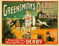 PUB DERBY DOG BISCUITS  Rhqt-POSTER/REPRODUCTION d1 AFFICHE VINTAGE