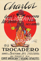 FILM CHARLOT au TROCADERO Rxlq-POSTER/REPRODUCTION  d1 AFFICHE VINTAGE