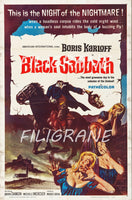 BLACK SABBATH FILM Rntj-POSTER/REPRODUCTION d1 AFFICHE VINTAGE