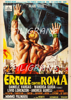 ERCOLE contro ROMA FILM Rhio-POSTER/REPRODUCTION d1 AFFICHE VINTAGE