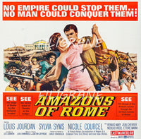 AMAZONS of ROME FILM Riso-POSTER/REPRODUCTION d1 AFFICHE VINTAGE