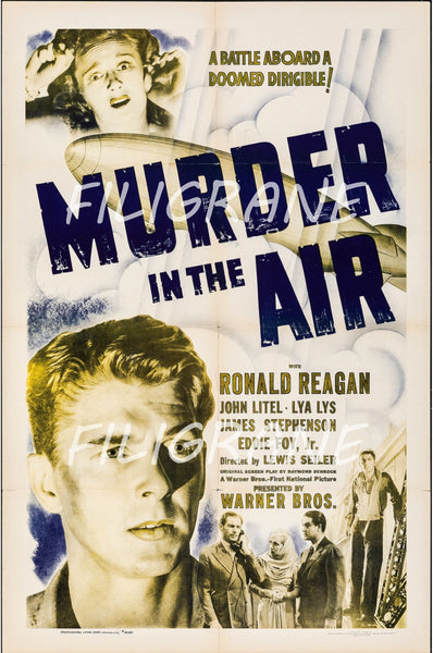 MURDER in the AIR FILM Rfdm-POSTER/REPRODUCTION d1 AFFICHE VINTAGE
