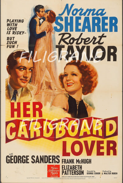 HER CARDBOARD LOVER FILM Rmab-POSTER/REPRODUCTION d1 AFFICHE VINTAGE