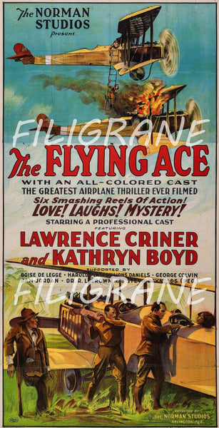 THE FLYING ACE FILM Rzld-POSTER/REPRODUCTION d1 AFFICHE VINTAGE