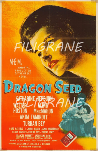 DRAGON SEED FILM Rdta-POSTER/REPRODUCTION d1 AFFICHE VINTAGE