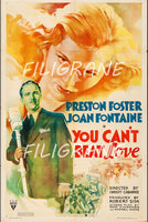 YOU CAN'T BEAT LOVE FILM Radw-POSTER/REPRODUCTION d1 AFFICHE VINTAGE