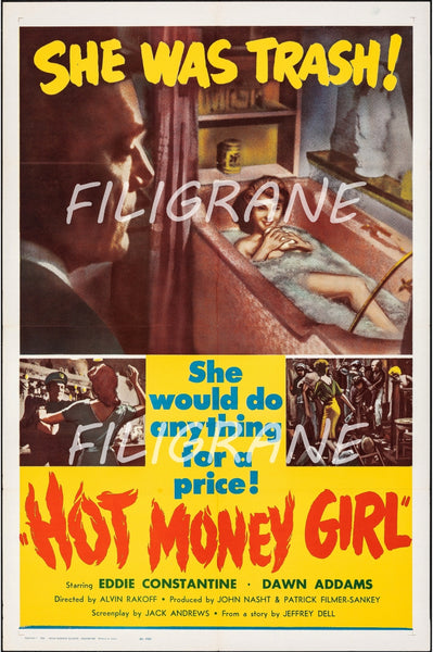 HOT MONEY GIRL FILM Rcuz-POSTER/REPRODUCTION d1 AFFICHE VINTAGE