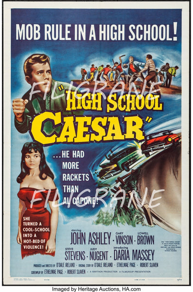 HIGH SCHOOL CAESAR FILM Rkpi-POSTER/REPRODUCTION d1 AFFICHE VINTAGE
