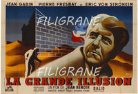 LA GRANDE ILLUSION FILM Roxm-POSTER/REPRODUCTION d1 AFFICHE VINTAGE