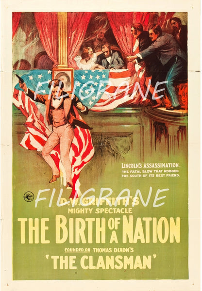 CINéMA THE BIRTH of the NATION Rbfb-POSTER/REPRODUCTION d1 AFFICHE VINTAGE