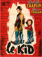 LE KID FILM CHAPLIN Rwdw-POSTER/REPRODUCTION d1 AFFICHE VINTAGE