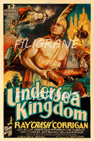 UNDERSEA KINGDOM FILM Rzub-POSTER/REPRODUCTION d1 AFFICHE VINTAGE