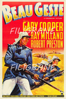 BEAU GESTE FILM Rinf-POSTER/REPRODUCTION d1 AFFICHE VINTAGE