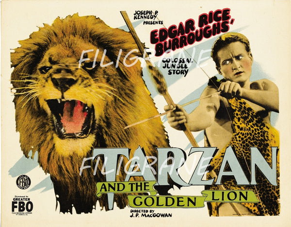 CINéMA TARZAN and the GOLDEN LION Reij-POSTER/REPRODUCTION d1 AFFICHE VINTAGE