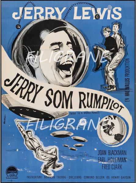 JERRY SOM RUMPILOT FILM Rpsk-POSTER/REPRODUCTION d1 AFFICHE VINTAGE