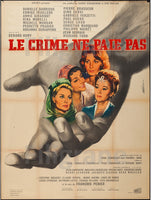 LE CRIME NE PAIE PAS FILM Ryeq-POSTER/REPRODUCTION d1 AFFICHE VINTAGE