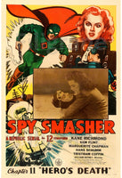 CINéMA SPY SMASHER HERO'S DEATH Rxye-POSTER/REPRODUCTION d1 AFFICHE VINTAGE