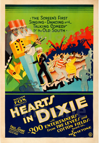 HEARTS in DIXIE FILM Rnvf-POSTER/REPRODUCTION d1 AFFICHE VINTAGE