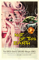 NOT of THIS EARTH FILM Rijt-POSTER/REPRODUCTION d1 AFFICHE VINTAGE