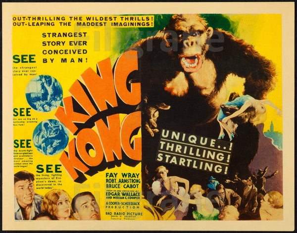 KING KONG FILM Ryit-POSTER/REPRODUCTION d1 AFFICHE VINTAGE