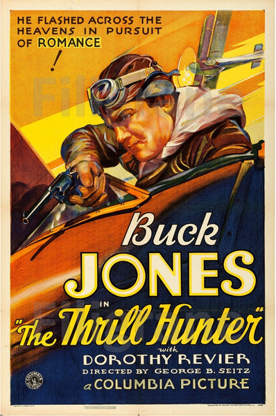 THE THRILL HUNTER FILM Rfkh-POSTER/REPRODUCTION d1 AFFICHE VINTAGE