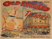 PUB OLD ENGLAND TAILORS Rsij-POSTER/REPRODUCTION d1 AFFICHE VINTAGE