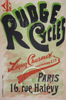 RUDGE VéLO/CYCLES Rfkj-POSTER/REPRODUCTION d1 AFFICHE VINTAGE
