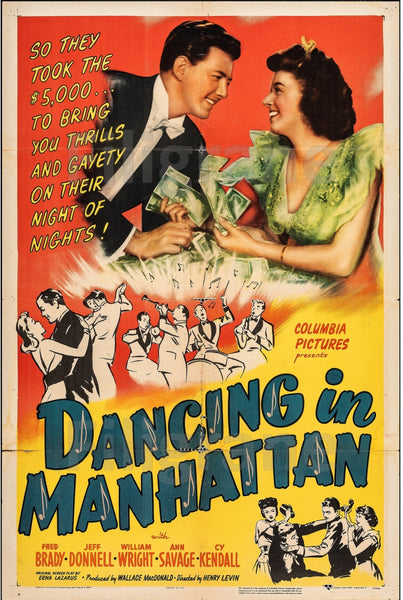 DANCING in MANHATTAN FILM Ruwz-POSTER/REPRODUCTION d1 AFFICHE VINTAGE