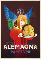 PUB ALEMAGNA PANETTONI Rlrn-POSTER/REPRODUCTION d1 AFFICHE VINTAGE