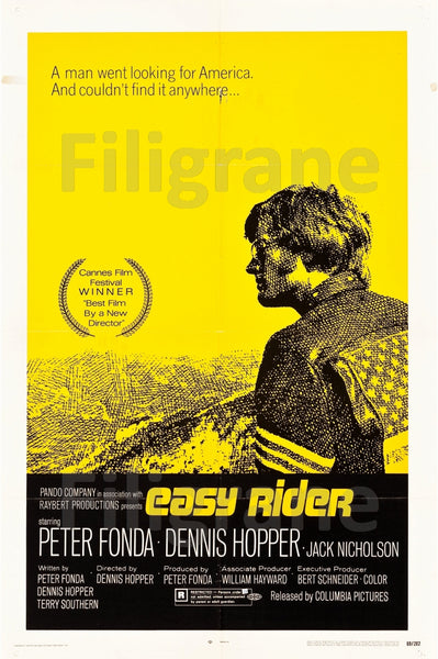 EASY RIDER FILM Rqnf-POSTER/REPRODUCTION d1 AFFICHE VINTAGE