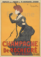 PUB CHAMPAGNE de ROCHEGRé Rrfn-POSTER/REPRODUCTION  d1 AFFICHE VINTAGE